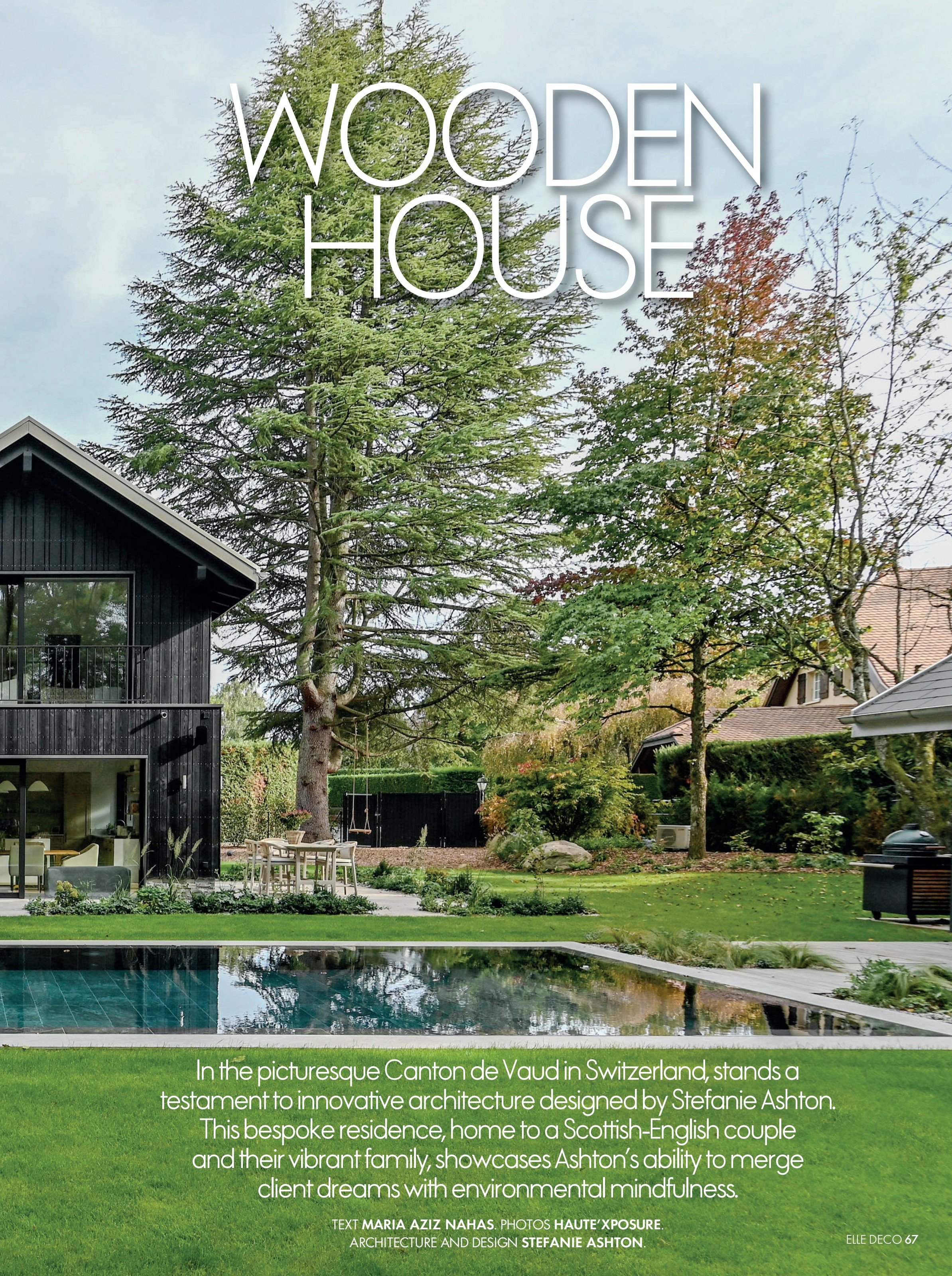 Elle Decoration spread, Wooden House